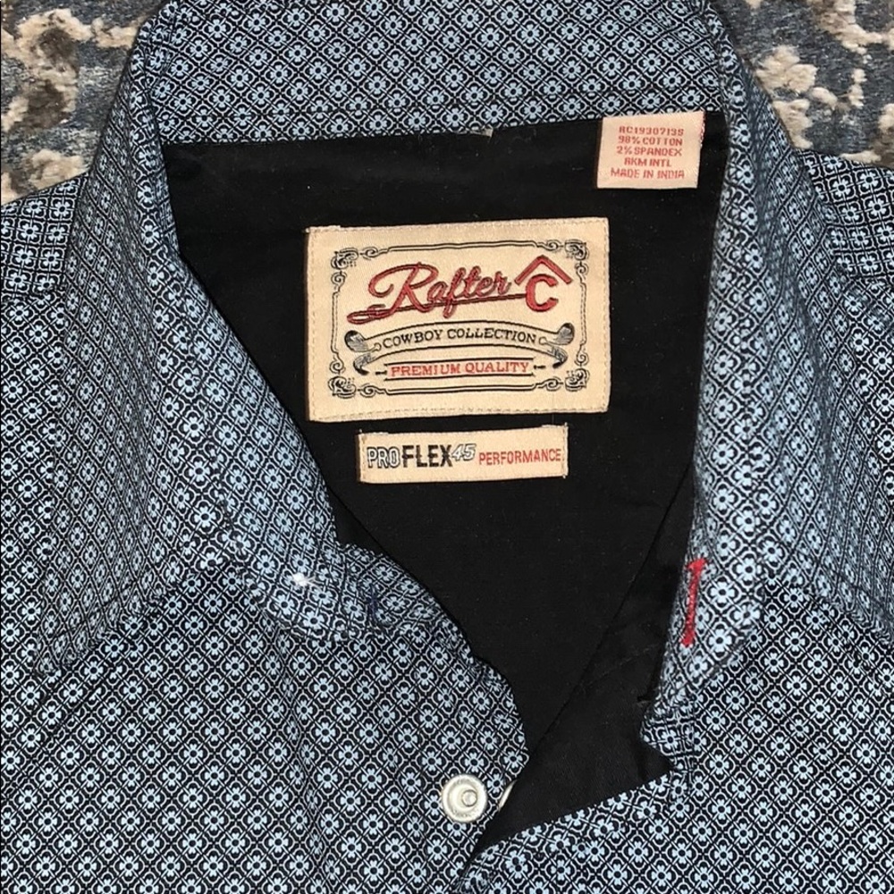 Rafter C pearl snap dress shirt - Picture 3 of 4